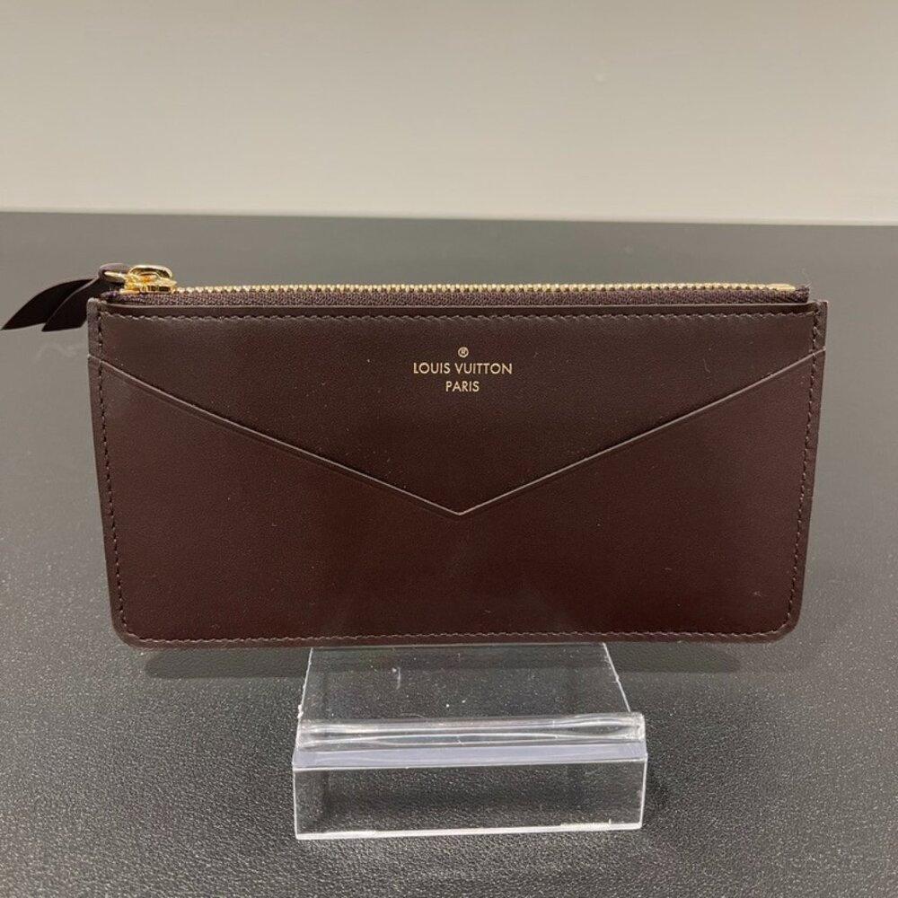 Louis Vuitton Jeanne Wallet Insert in Brown Excellent Condition (JB1136)